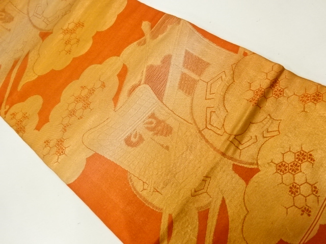 JAPANESE NAGOYA OBI / WOVEN CARRIAGE